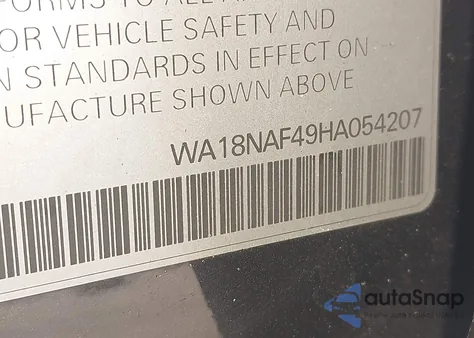 2017 Audi A4 Allroad 2.0T Premium из США, поврежденный, VIN WA18NAF49HA054207